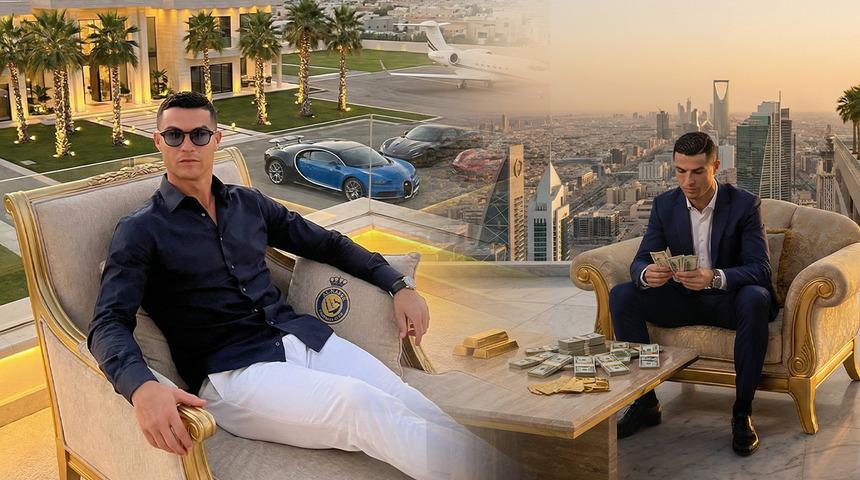 Kulaklarınıza inanamayacaksınız! Cristiano Ronaldo'nun gelirleri ağızları a&ccedil;ık bıraktı: Tam zamanlı 16 &ccedil;alışan