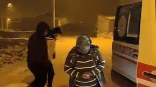 Kars’ta kar engelini aşan sağlık ekipleri hasta vatandaş için seferber oldu