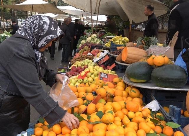 Semt pazarlarında kış yoğunluğu 1