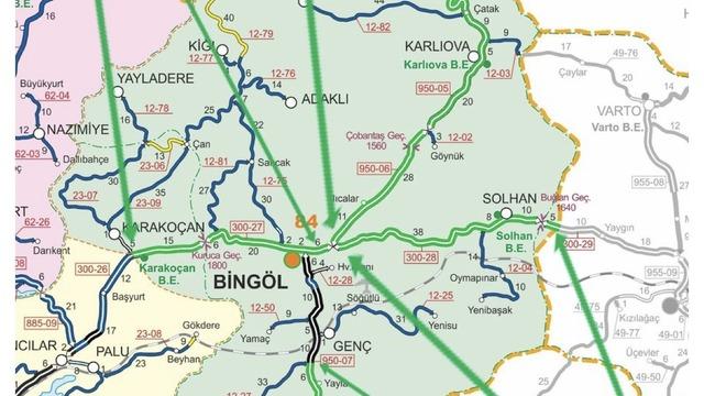 Bingöl’de tır trafiğine kapanan yollar açıldı