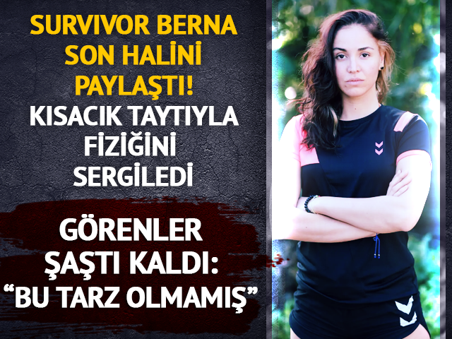 Kısa taytıyla pozuna yorum yağdı: "Bu tarz olmamış"