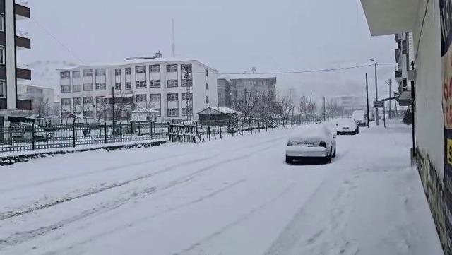 Sincik’te kar yağışı ilçeyi beyaza bürüdü 2