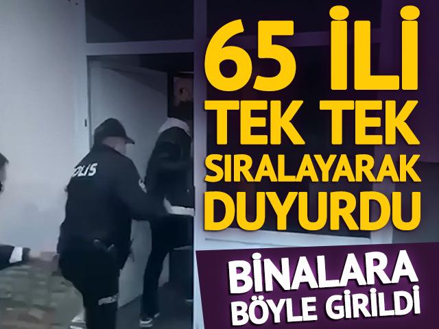 Bakan Yerlikaya 65 ili tek tek sıralayarak duyurdu: Uyuşturucu satıcılarına dev operasyon!