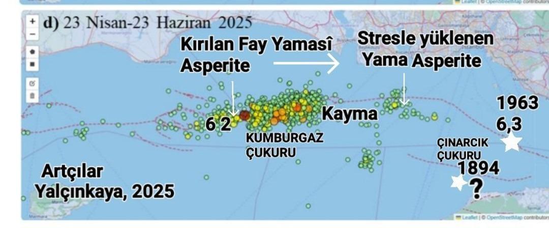 Silivri depremini işaret edip a&ccedil;ıkladı: "7 den b&uuml;y&uuml;k kırılma yerine &ccedil;ok par&ccedil;alı kırılma olasılığı g&uuml;&ccedil;lendi" 1