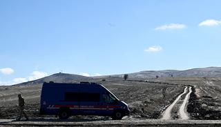 Libya askeri heyetini taşıyordu! Ankara'da d&uuml;şen jetin enkaz kaldırma &ccedil;alışmaları tamamlandı