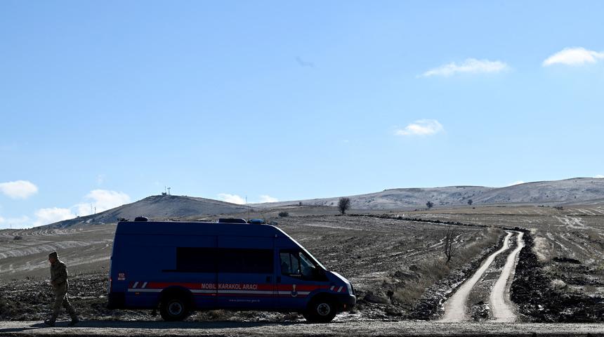 Libya askeri heyetini taşıyordu! Ankara'da d&uuml;şen jetin enkaz kaldırma &ccedil;alışmaları tamamlandı