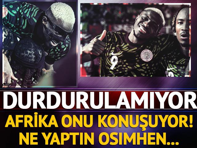 Afrika onu konuşuyor, ne yaptın Osi! Durdurulamıyor