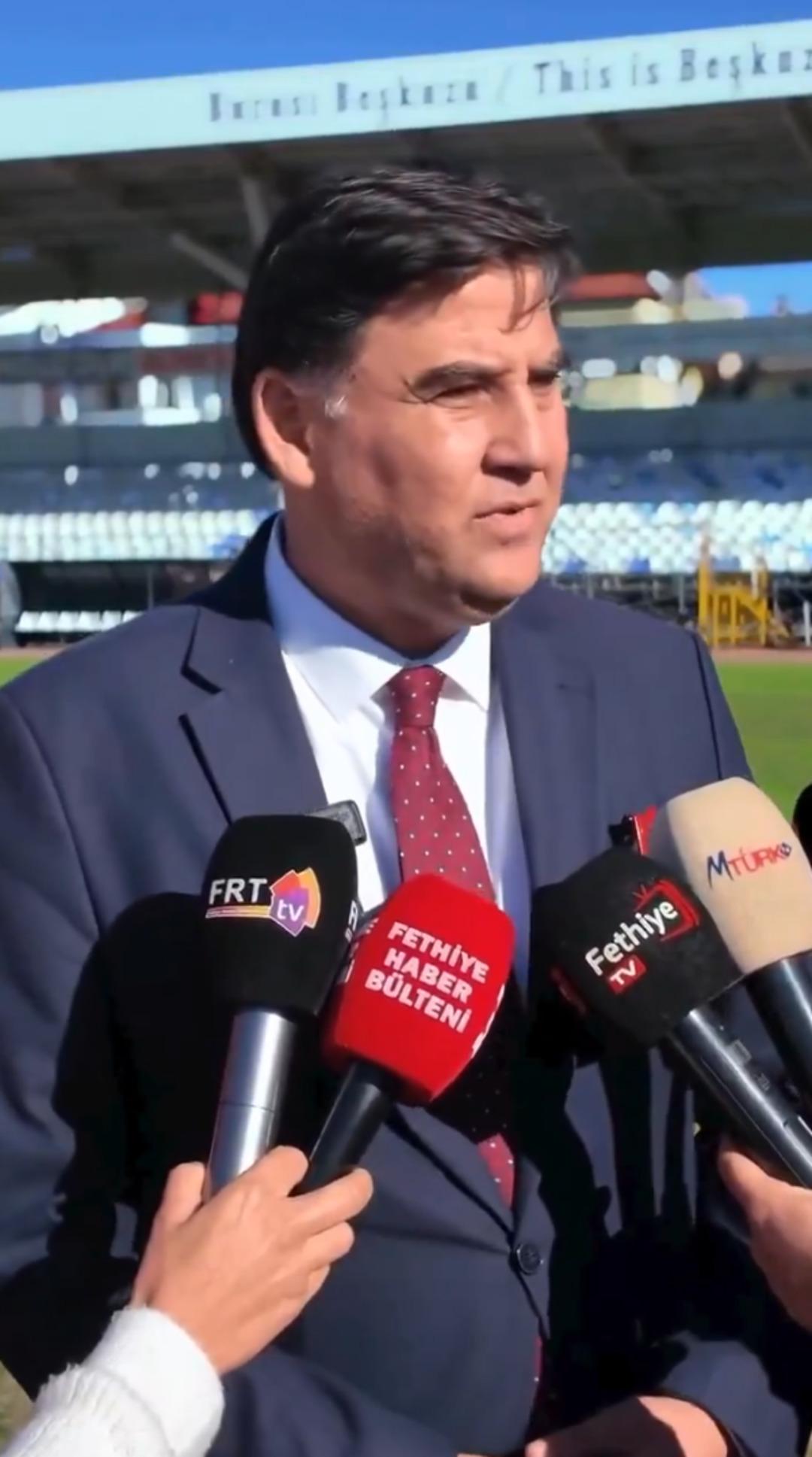 Galatasaray ma&ccedil;ı &ouml;ncesi Fethiye İl&ccedil;e Stadyumu nun son hali şoke etti!  5