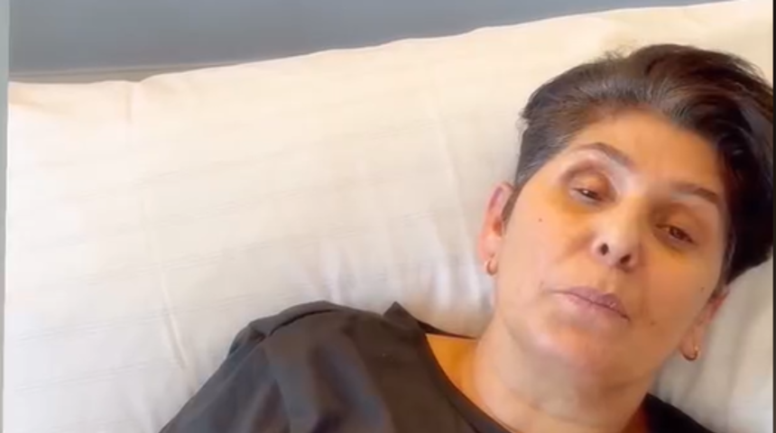 L&ouml;semi teşhisi konulmuştu! Cansever hastane odasından sevenlerine seslendi