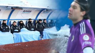 Soğuk hava, sıcak çay! Erzurumspor kalecisi Orbanic’in yöntemi çok konuşulacak