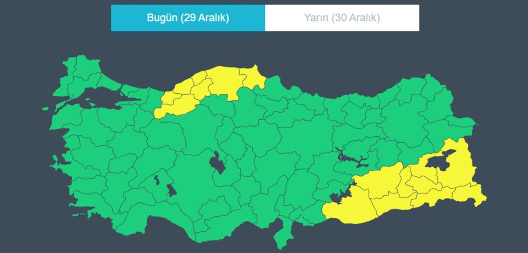 Meteoroloji den yoğun kar uyarısı: 16 ilde sarı alarm! Buzlanma, don ve tipiye dikkat! 4