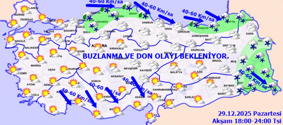 Meteoroloji den yoğun kar uyarısı: 16 ilde sarı alarm! Buzlanma, don ve tipiye dikkat! 3