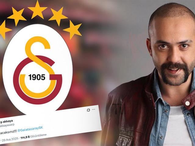 Sarp Akkaya'dan Galatasaray'a olay tepki! 