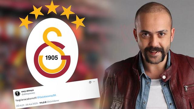 Sarp Akkaya'nın Galatasaray paylaşımı sosyal medyayı karıştırdı!