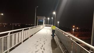 Kocaeli'de karla mücadele çalışmaları sürüyor