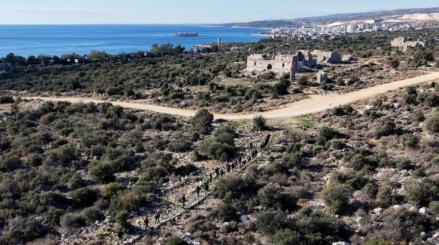Tarihi Kilikya Yolu y&uuml;r&uuml;y&uuml;ş&uuml; doğa ve tarih tutkunlarını buluşturdu