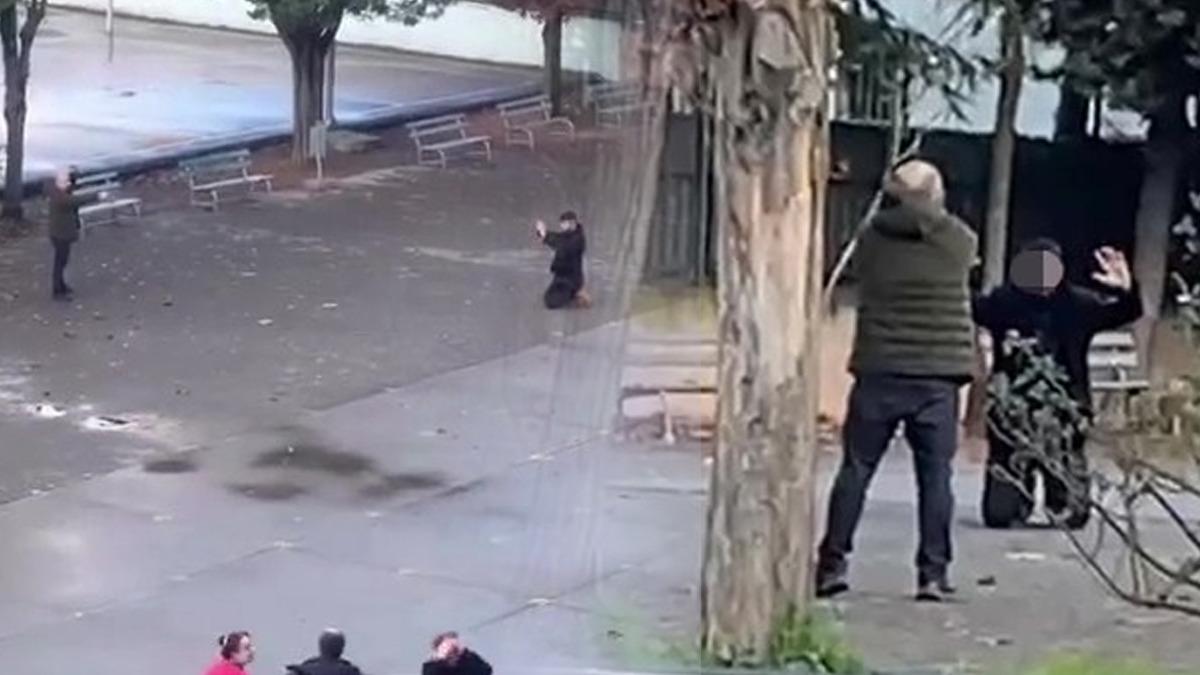 Okul bahçesinde korku dolu anlar! Kızını rahatsız ettiğini öne sürdü, silahla rehin aldı - Mynet Yaşam