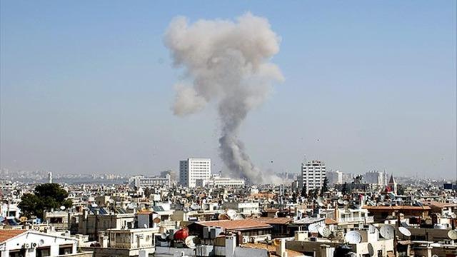 SON DAKİKA | Suriye'nin başkenti Şam'da patlama!