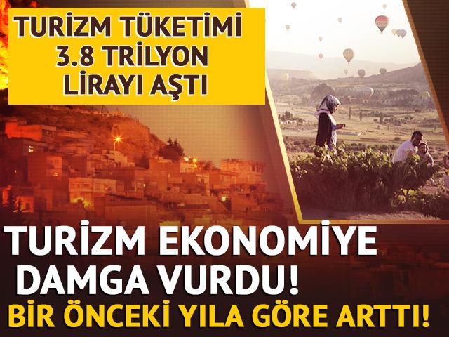 Turizm ekonomiye damga vurdu! Turizm t&uuml;ketimi 2024'te 3.8 trilyon lirayı aştı