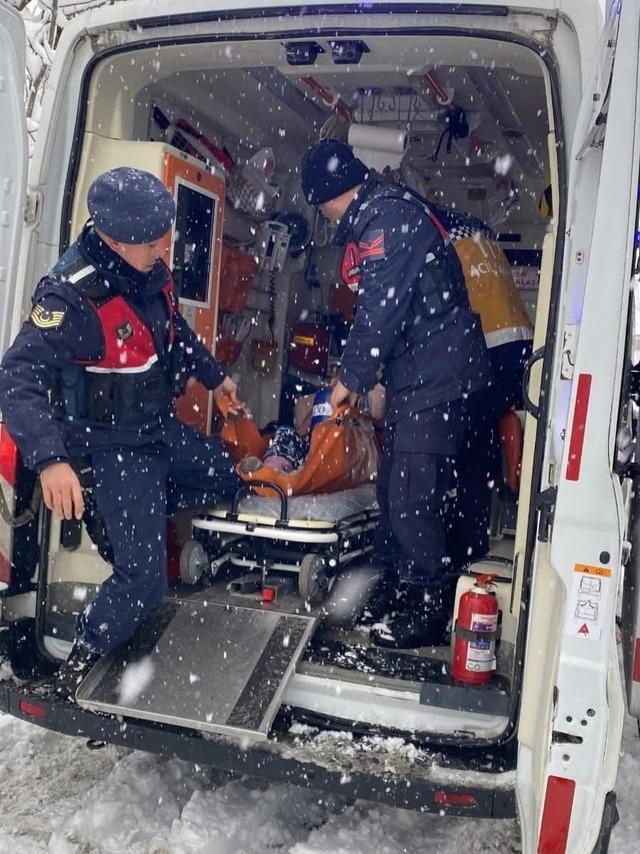 Hasta vatandaşa jandarma ulaştı 3