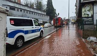 Sağlık ocağının deposunda yangın paniği