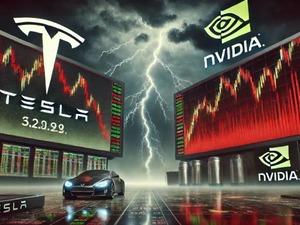 Wall Street 2025'e veda ederken frene bastı: NVDA ve Tesla&rsquo;da sert satış