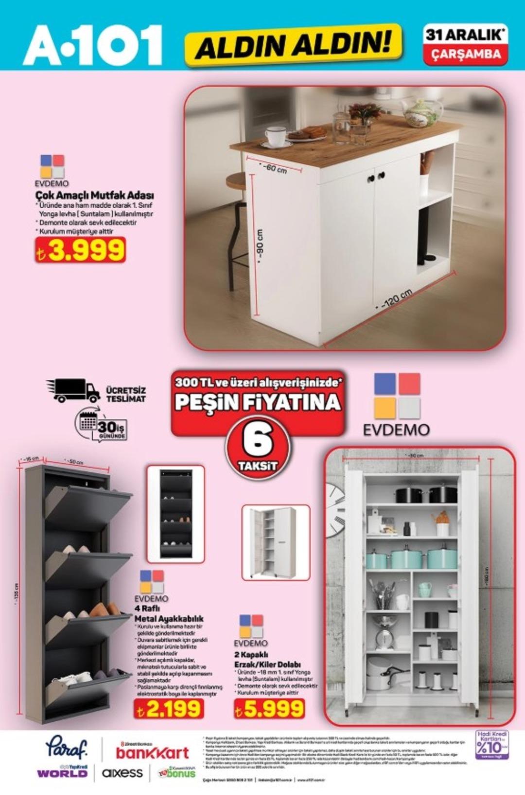 A101 e English Home ürünleri geliyor! 31Aralık 2025 A101katalog yayınlandı! 10