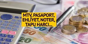 MTV, pasaport, ehliyet, noter, tapu harcı... Erdoğan'ın dokunuşu sonrası değişecek