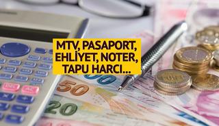 MTV, pasaport, ehliyet, noter, tapu harcı... Erdoğan'ın dokunuşu sonrası değişecek
