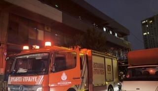 K&uuml;&ccedil;&uuml;k&ccedil;ekmece&rsquo;de bir iş yerinin havalandırma bacasında yangın