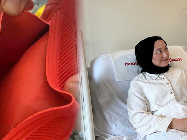 Gen&ccedil; kızın karnında sıcak su torbası patladı! 