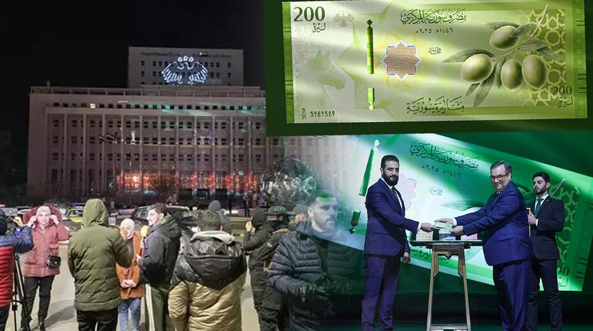 Yeni banknotlar ilk kez tanıtıldı: Suriye'nin yeni parasında Esad kaldırıldı, iki sıfır gitti