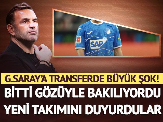 Galatasaray'a transferde b&uuml;y&uuml;k ters k&ouml;şe! Bitti g&ouml;z&uuml;yle bakılıyordu, yeni takımını duyurdular