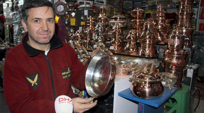 Bakır mutfak gere&ccedil;leri yeniden ilgi g&ouml;rmeye başladı