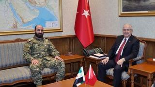 Bakan Güler, Suriye Genelkurmay Başkanı Ali Na’san’ı kabul etti