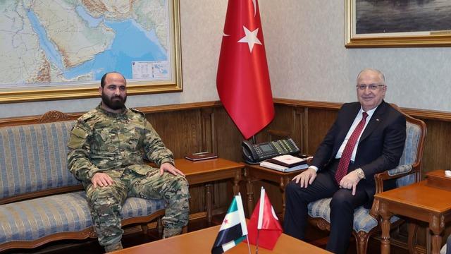 Bakan Güler, Suriye Genelkurmay Başkanı Ali Na’san’ı kabul etti