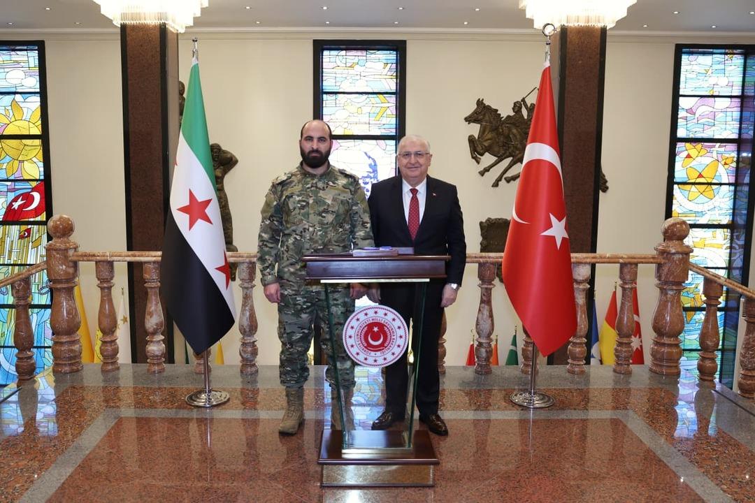 Bakan G&uuml;ler, Suriye Genelkurmay Başkanı Ali Na&rsquo;san&rsquo;ı kabul etti 1