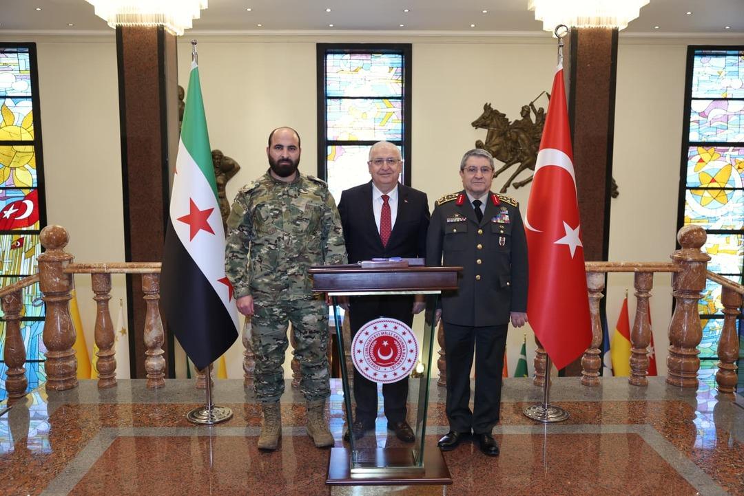 Bakan G&uuml;ler, Suriye Genelkurmay Başkanı Ali Na&rsquo;san&rsquo;ı kabul etti 2