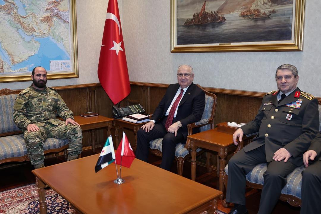 Bakan G&uuml;ler, Suriye Genelkurmay Başkanı Ali Na&rsquo;san&rsquo;ı kabul etti 3