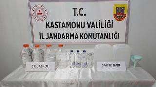 Kastamonu’da yılbaşı öncesi kaçak alkol operasyonu