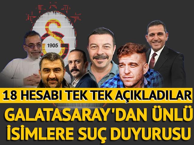 Galatasaray 18 sosyal medya hesabının ismini a&ccedil;ıklayıp su&ccedil; duyurusunda bulundu!
