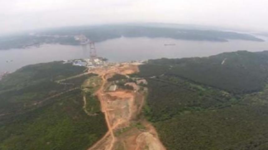 3. köprü hızla yükseliyor