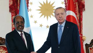 Cumhurbaşkanı Erdoğan, Somali Cumhurbaşkanı Mahmud'u kabul etti