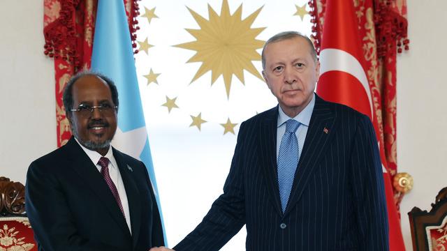 Cumhurbaşkanı Erdoğan, Somali Cumhurbaşkanı Mahmud'u kabul etti