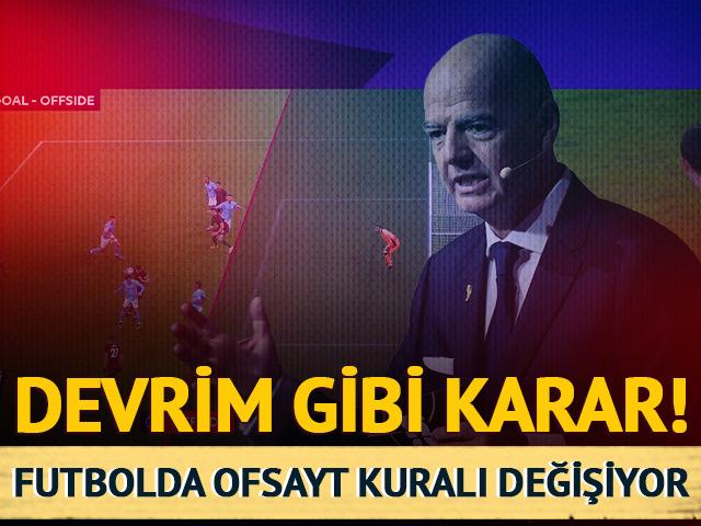 Ofsayt kuralında devrim! Infantino, Wenger&rsquo;in &ouml;nerisini ilk kez a&ccedil;ıkladı