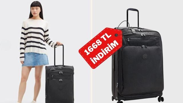 Seyahatin akıllı ve şık yüzü Kipling L bavuldaki indirimi kaçırmayın!