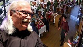 &Uuml;nl&uuml; sanat&ccedil;ı kullandığı ara&ccedil;la restorana daldı! Hastaneye kaldırıldı 