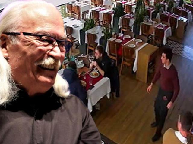 &Uuml;nl&uuml; sanat&ccedil;ı kullandığı ara&ccedil;la restorana daldı! Hastaneye kaldırıldı  