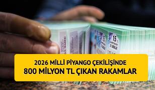 2026 MİLLİ PİYANGO SORGULAMA|800 milyon TL ikramiye &ccedil;ıkan numaralar belli oldu! 3 &ccedil;eyrek bilete &ccedil;ıktı  