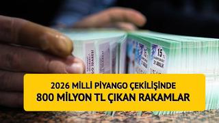 Son dakika: 2026 MİLLİ PİYANGO SORGULAMA|800 milyon TL ikramiye &ccedil;ıkan numaralar belli oldu! 3 &ccedil;eyrek bilete &ccedil;ıktı  